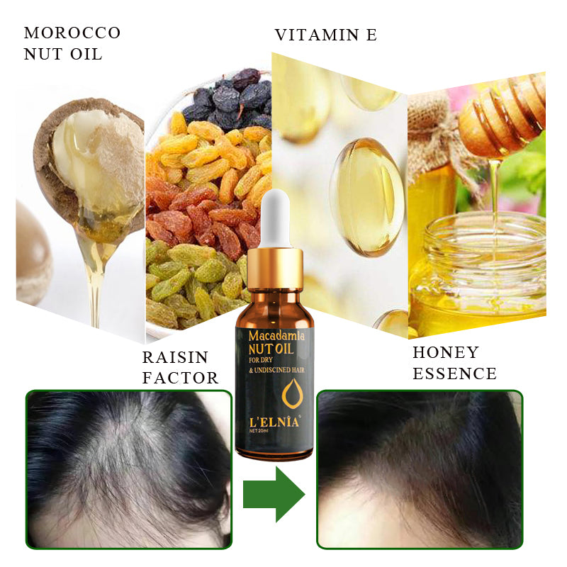 Hair essential oils Extracted From Natural Moroccan Nuts Oil, Smooth,Shiny Hair,Gives Light To Hair,Helps In Hair Growth.