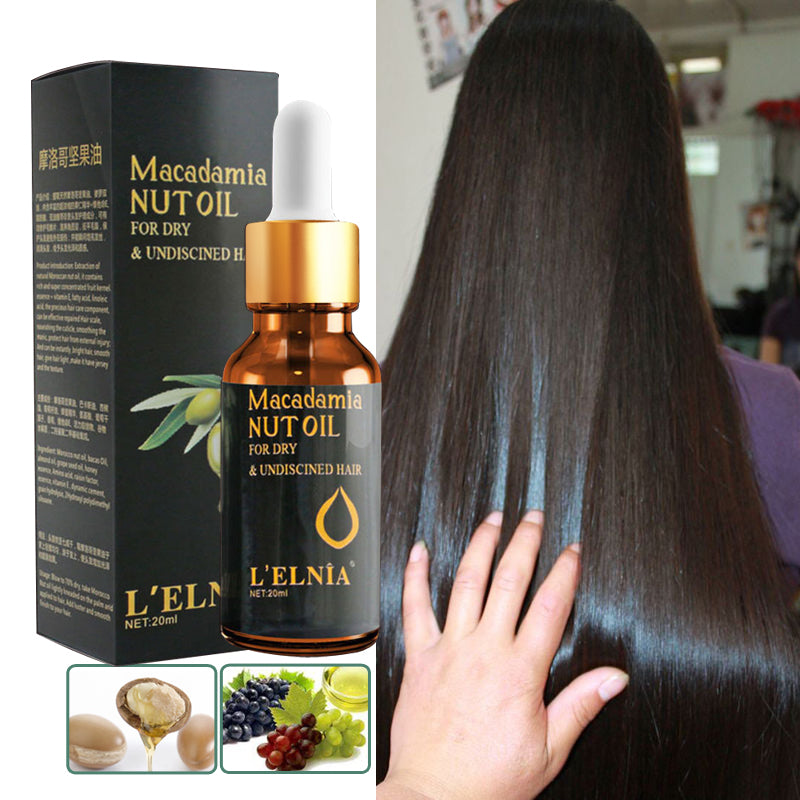 Hair essential oils Extracted From Natural Moroccan Nuts Oil, Smooth,Shiny Hair,Gives Light To Hair,Helps In Hair Growth.