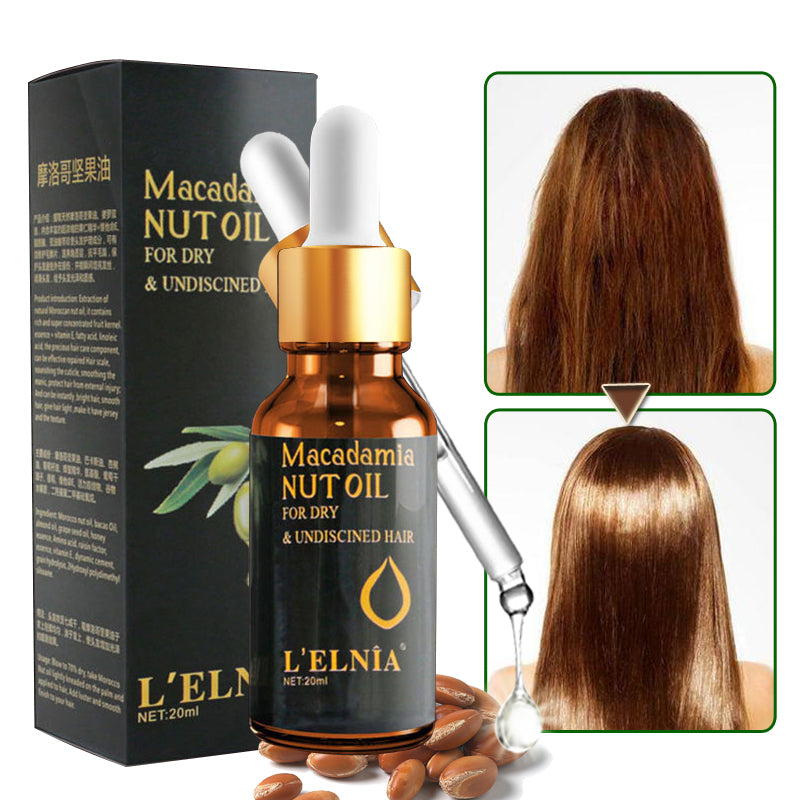 Hair essential oils Extracted From Natural Moroccan Nuts Oil, Smooth,Shiny Hair,Gives Light To Hair,Helps In Hair Growth.