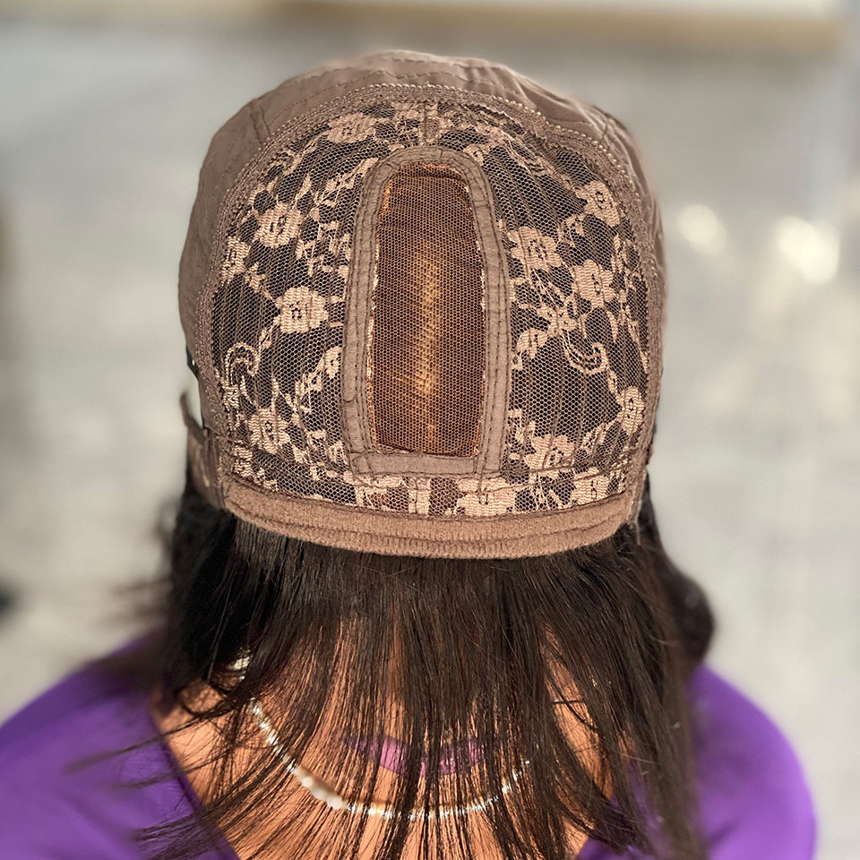 Su Bob's Human Hair Lace Wig, With Invisible HD Lace, Can Be Dyed & Ironed,10 inches,Cap Sizes Small,Medium,Large.