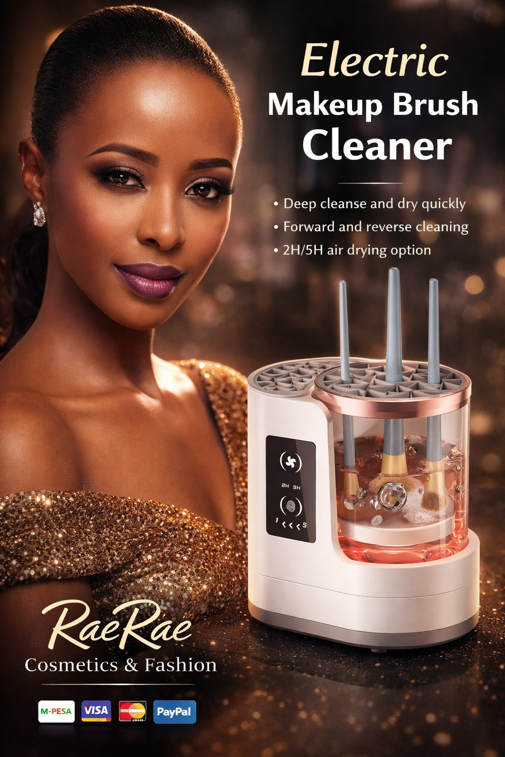 Electric Makeup Brush Cleaner (Re-Chargeable)